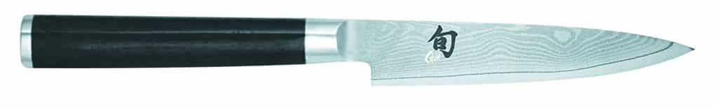 Shun paring knife with black handle