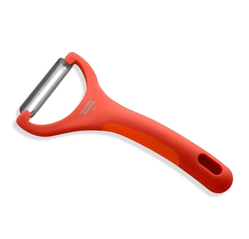 orange vegetable peeler