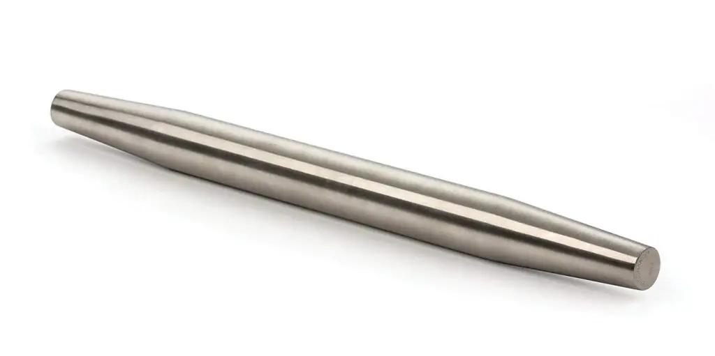 stainless steel French rolling pin