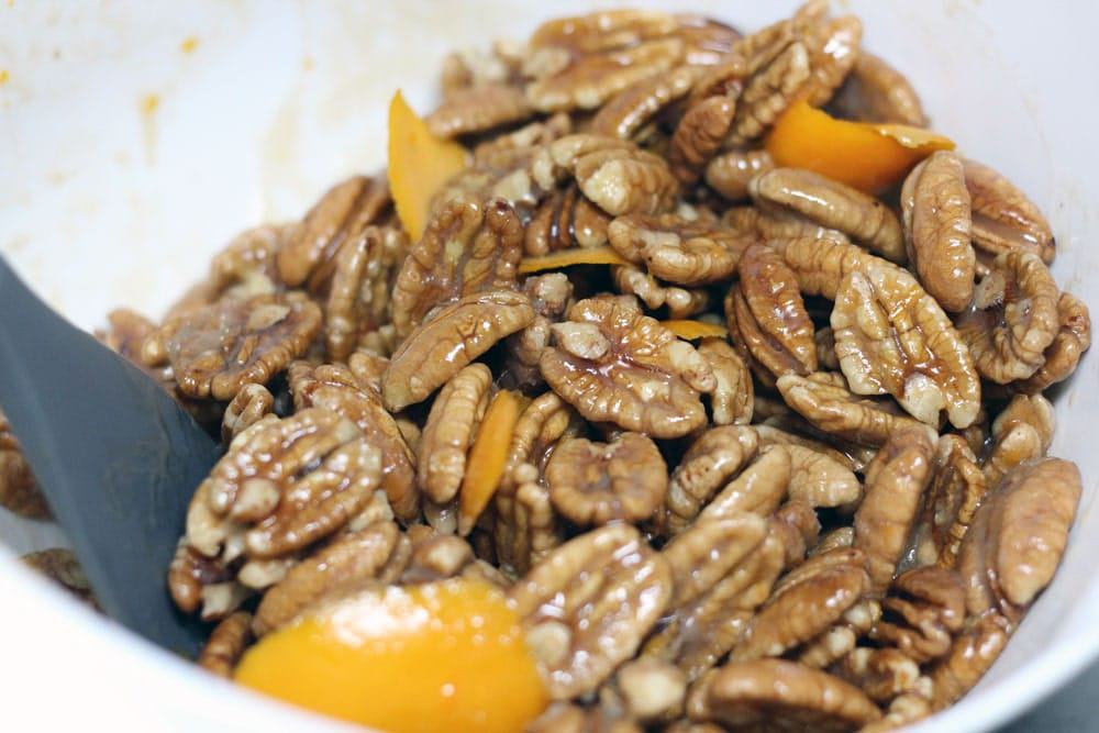 Orange Rum Glazed Pecans Cooking and Cussing