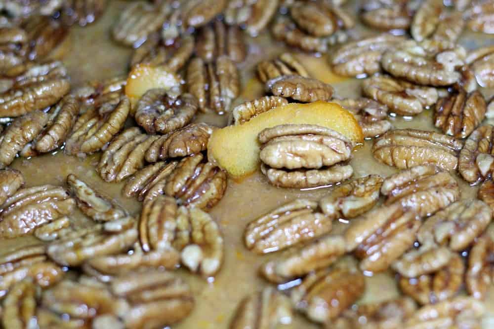 Orange Rum Glazed Pecans Cooking and Cussing