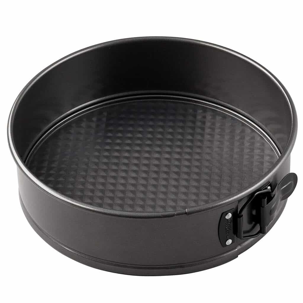 dark finished 9-inch springform pan
