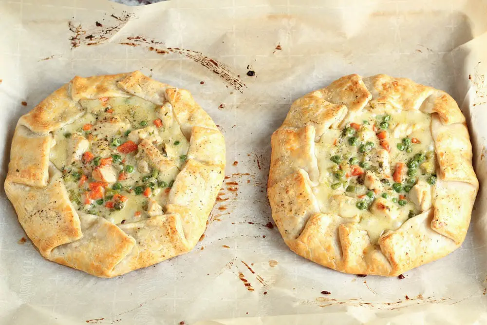 chicken potpie crostata process shot 3