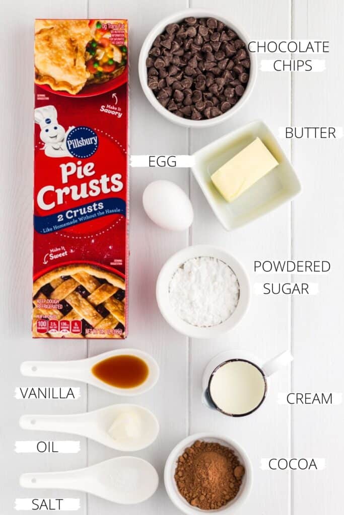 Chocolate Fudge Pop-Tart ingredients