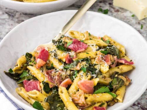 Bacon Pesto Pasta